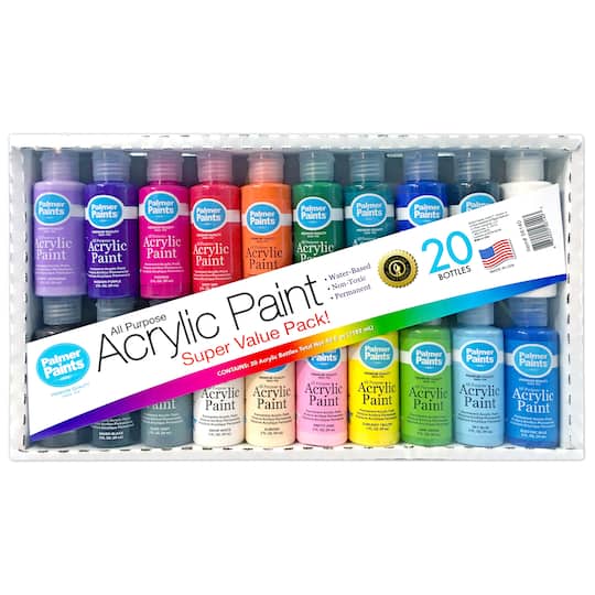 Palmer Paints All Purpose Acrylic Paint Set Michaels - Acrylic Paint Colors You Need